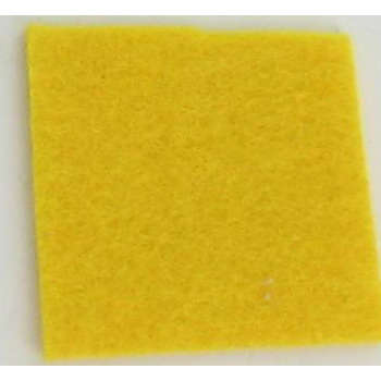 Coupon feutrine jaune, 30x30cmx2mm