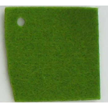 Coupon feutrine vert olive, 30x30cmx2mm
