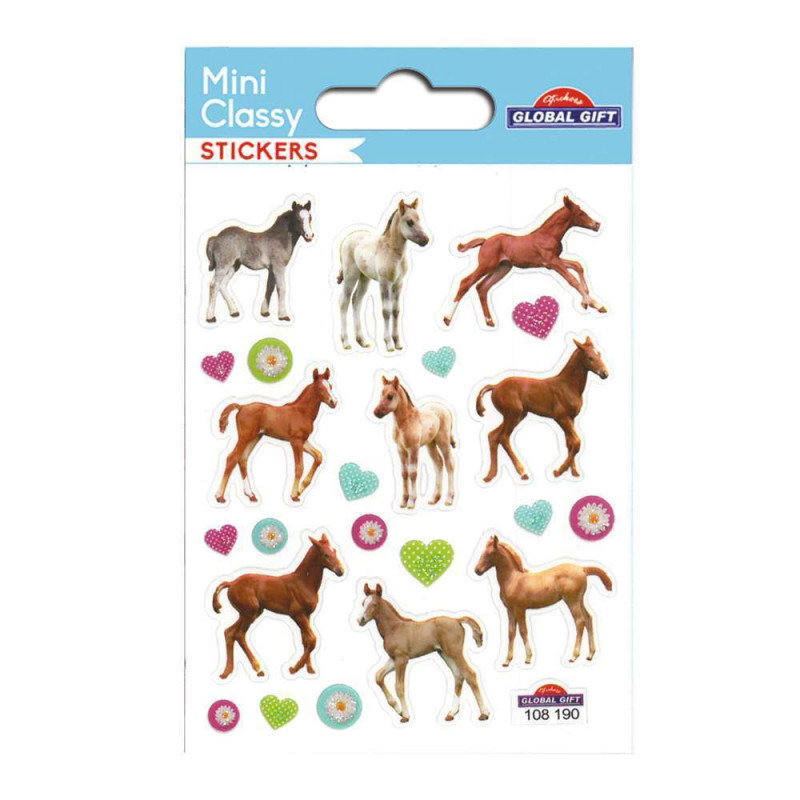 Stickers Mini Classy 7 x 10 cm - Différents thèmes