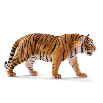 Figurine tigre du Bengale mâle en plastique inject
