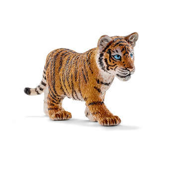 Figurine bébé tigre du Bengale en plastique inject
