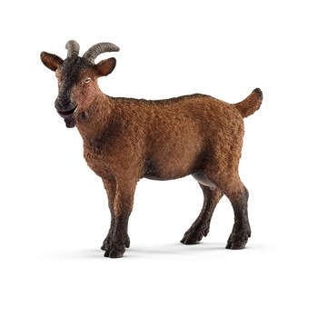 Figurine chèvre en plastique injecté - 7,8x6,7x2,4
