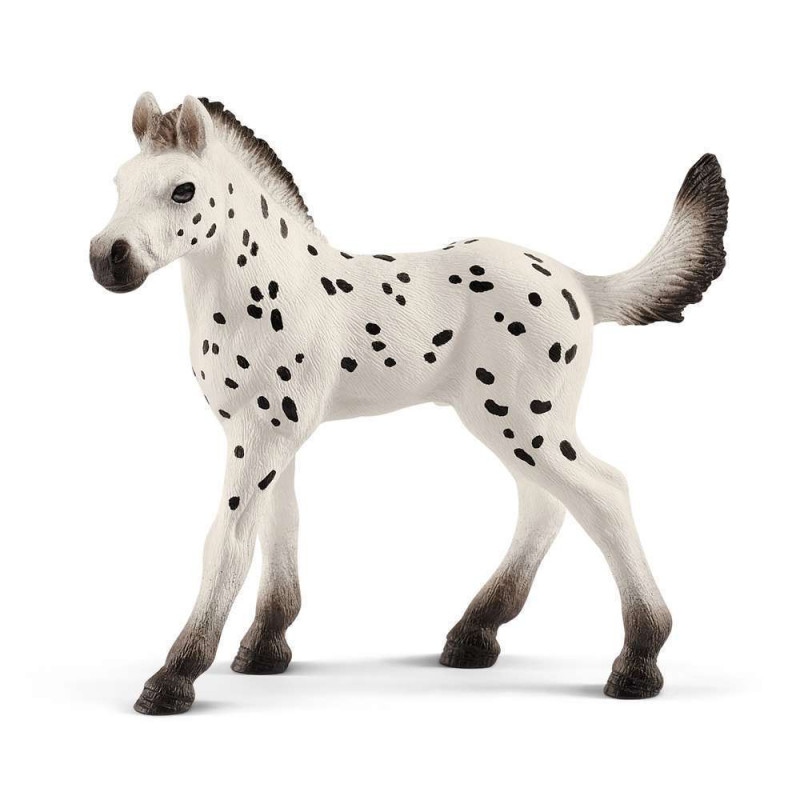 Figurine poulain Knabstrup en plastique