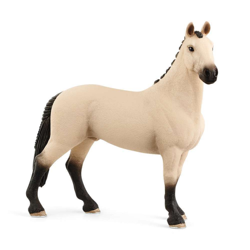 Figurine de hongre hanovrien aubère pour enfant en