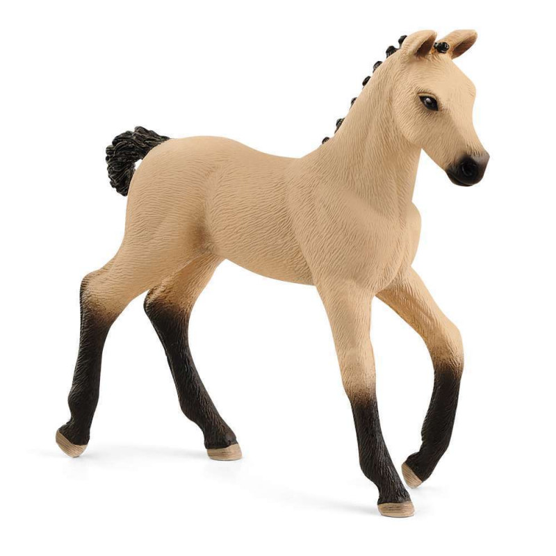 Figurine de poulain hanovrien aubère pour enfant e