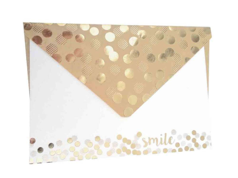Cartes et enveloppes confettis