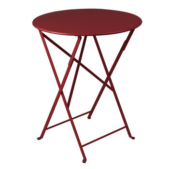 Table Bistro : rouge, L 74 cm