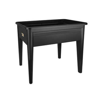 Potager sur pieds, living noir - L. 76,7 x l. 58,1
