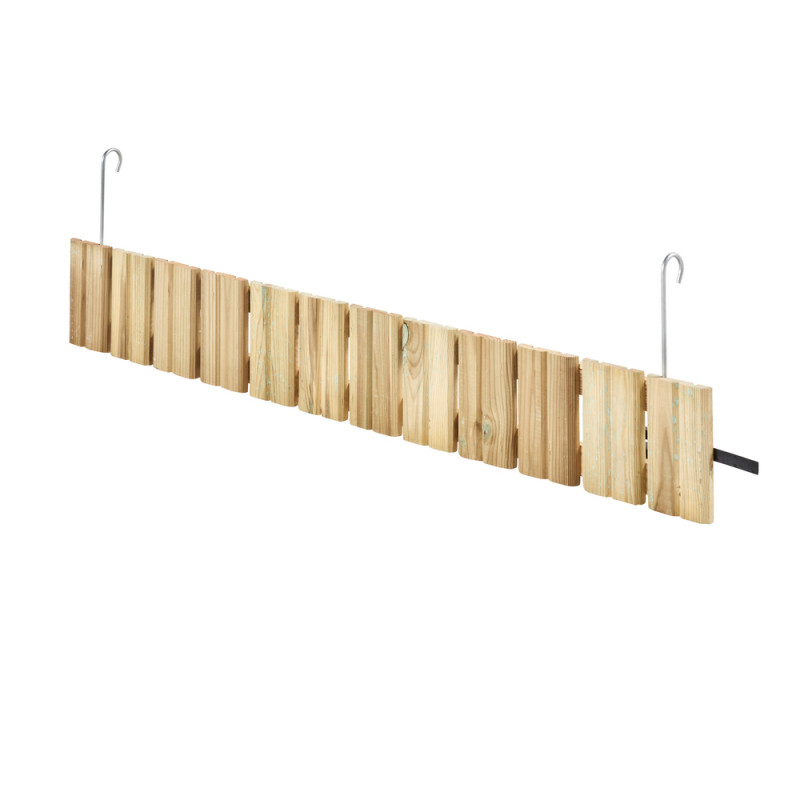Bordure de jardin CALA droite en bois : L. 120xH.