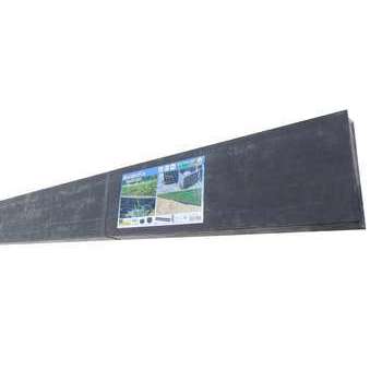 Bordure PVC recyclé: noir/ardoise, 200x14cm