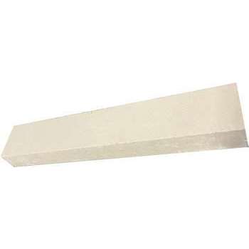 Bordure contemporaine blanche 50x5x9 cm