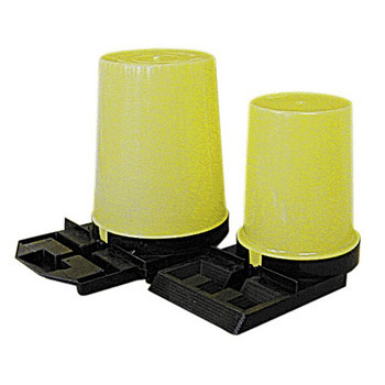 Nourrisseur entrée plastique pour ruche et pot 1kg