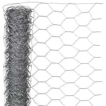 Grillage maille hexagonale, acier galvanisé (40mm)