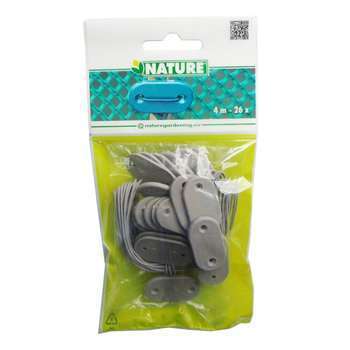 Set fixation 26 attaches + 4m fil : vert