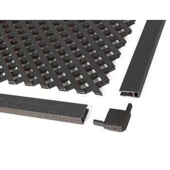 Kit équerre, anthracite: Pour profils d'encadremen