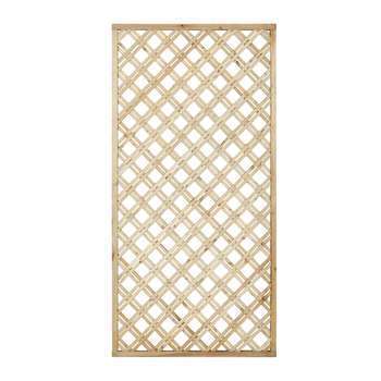 Panneau Treillis Leolynn naturel 90x180cm