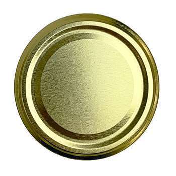 100 couvercles Or TO 63 (pasteurisable sans flip)