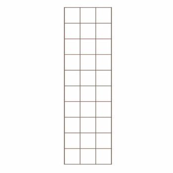 Treillage rectangle : marron, L.150xh.150cm