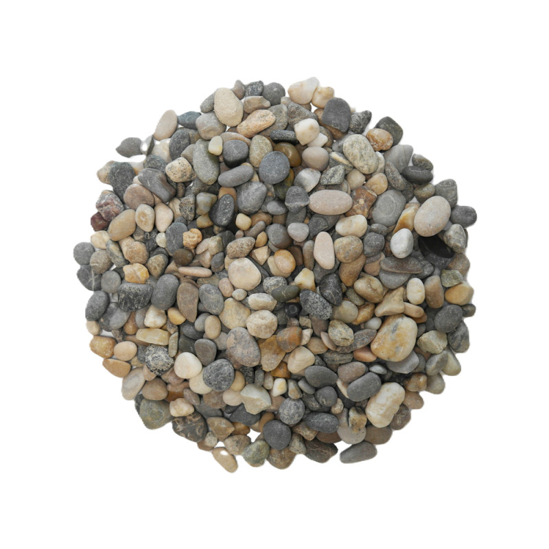 Gravillon roulé mignonette gris 4/6 - sac de 25kg
