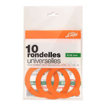 Lot 10 rondelles universelles caoutchouc terrines