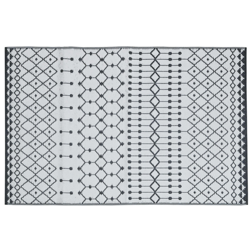 Tapis rectangulaire Jacquard AGADIR réversible 90x