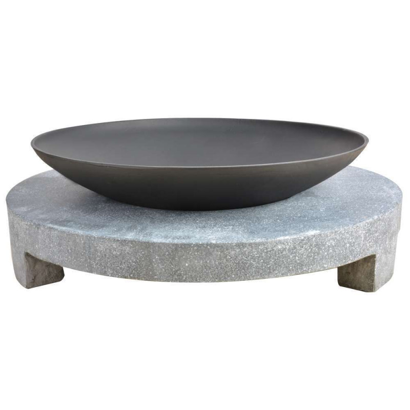 Vasque de table : granit, gris/noir
