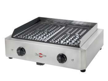 Barbecue double électrique Mythic XL grilles en fo