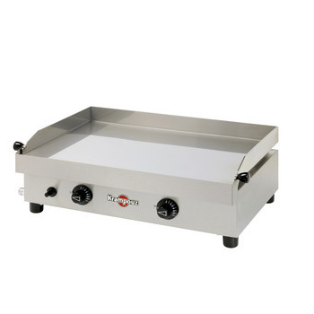 Plancha à gaz Samba Double en inox - 54x34 cm