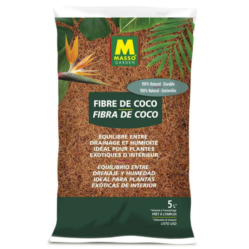 Fibre de coco naturelle pour plantes d'intérieur -