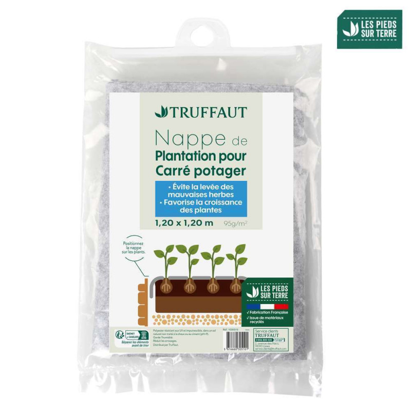 Feutre de plantation pour carré potager 95g/m² - 1