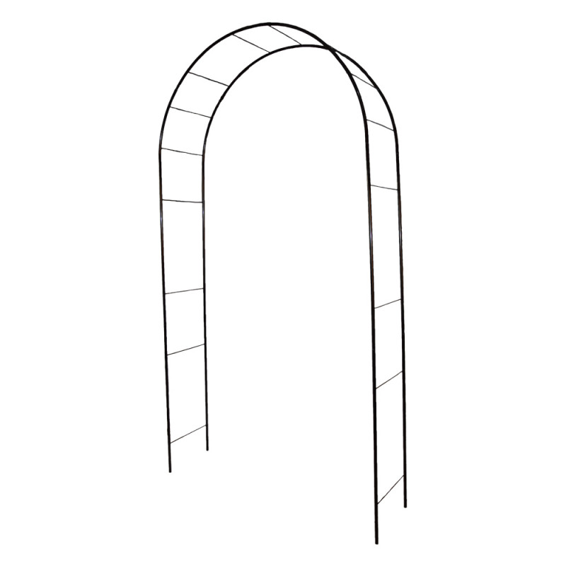 Arche Basics tube rond 16 mm noir brillant 130 x 4