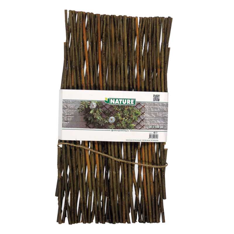 Treillis extensible osier L30 x H180 cm