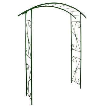 Arche double tube rond - coloris vert olive H. 250