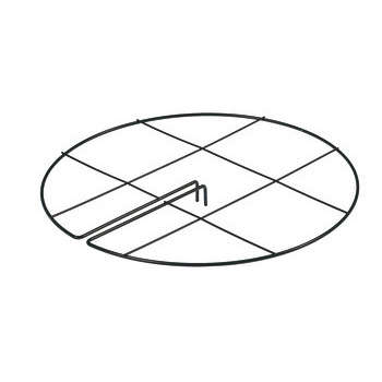 Grille centrée de 30 cm placée au centre de la pla