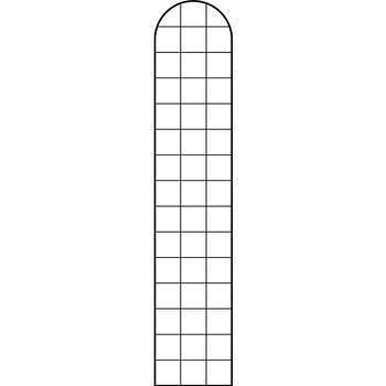 Treillage Ogive maille carrée (10cm), en acier - l