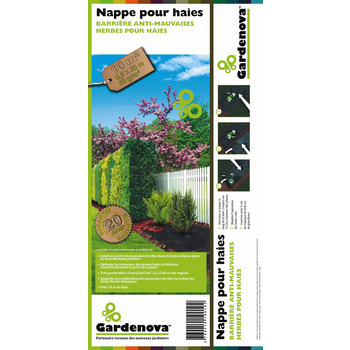 Nappe pour haies - 68gr/m² - 0,5 M x 20 M