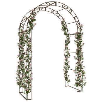 Arche Volute arrondie : acier, H.240 cm