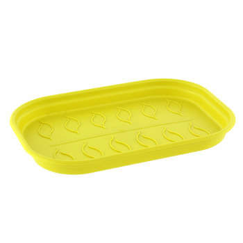 Plateau soucoupe green basics 24x17cm vert