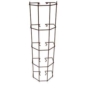 Cache-gouttière à clips : métal, l.25xh.90cm