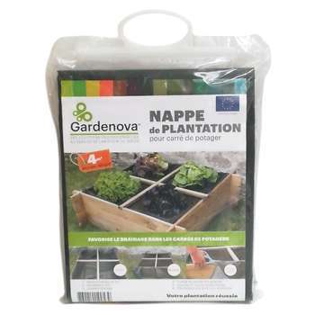 Nappe carré potagers noir 2 x 2 m