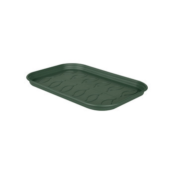 Plateau soucoupe Green Basics vert L. 36 cm