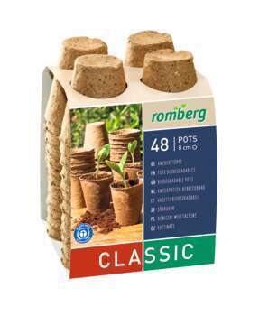 Godets bio ronds 8 cm x 48