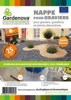 Nappe pour graviers 90 G 1 x 6 m
