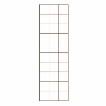Rectangle grille maille 15x150x45cm
