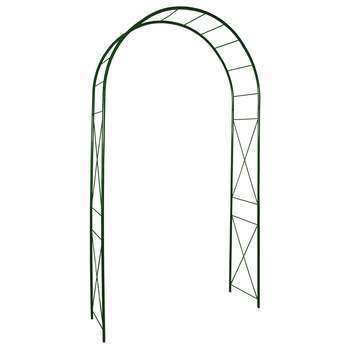 Arche double - Décor losange, coloris vert H. 250c