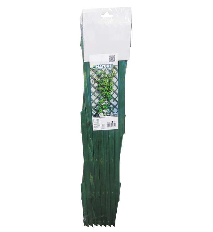 Treillis extensible en pin 50x150cm vert