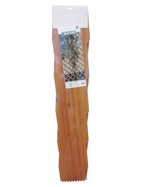 Treillis extensible en pin 100x200cm naturel