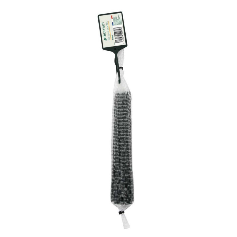 lot de 20 liens crantés L. 17 cm en plastique recy
