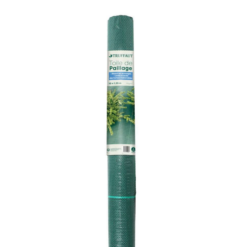 Toile paillage 90 g/m2 1,25x20 m rouleau