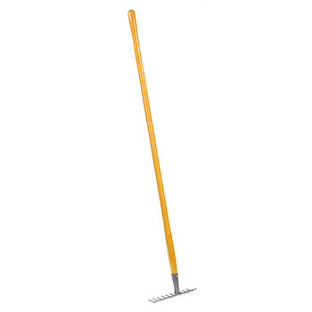 Rateau 10 dents courbes emmanché 140cm